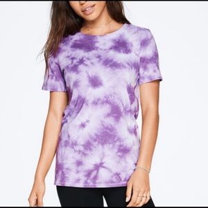 VS PINK tie dye tee shirt